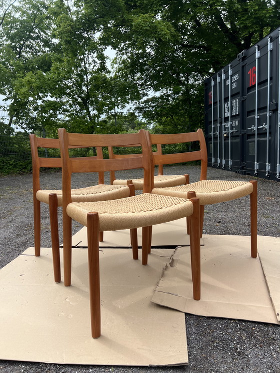 Image 1 of 4 sillas Niels Moller 84