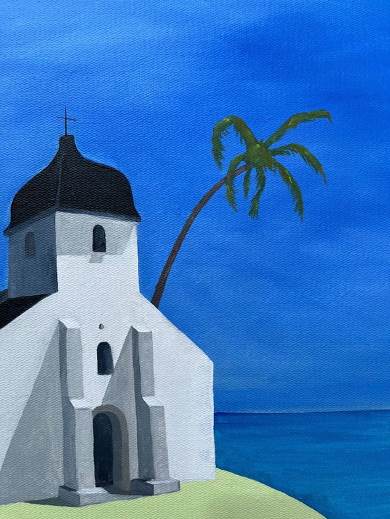 Image 1 of Huile sur Châssis Entoilé, Format 50x50 cm