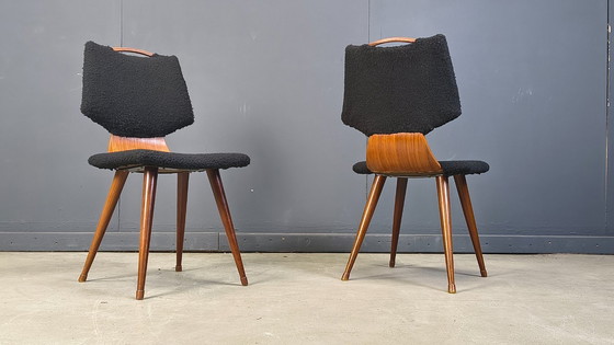 Image 1 of Scandinavische eetkamerstoelen uit het midden van de 20e eeuw, jaren 60.