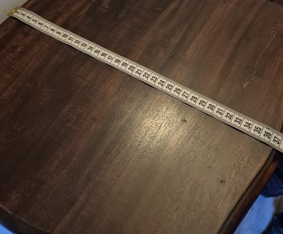 Image 1 of Smalle donkere houten ladekast / sieradenkast met 7 lades – vintage stijl