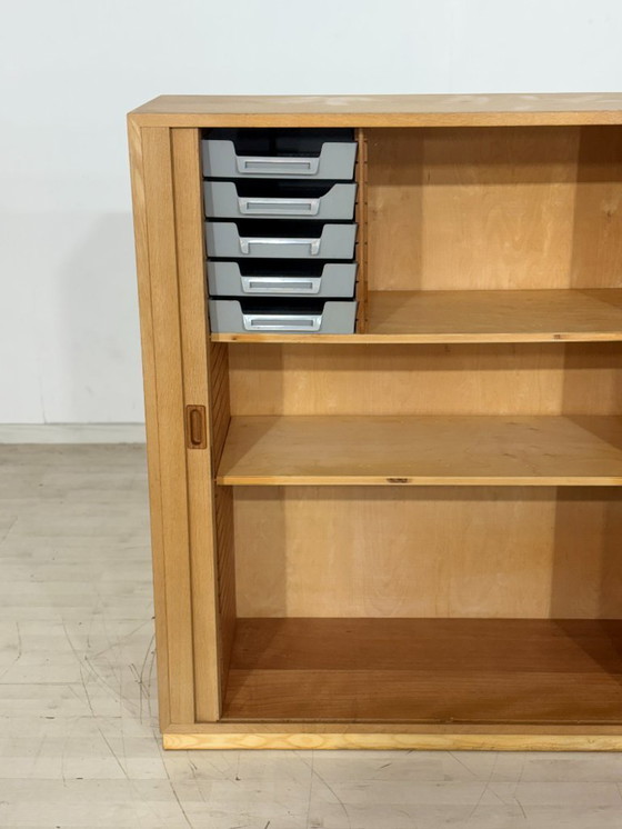 Image 1 of Dänischer Rolladenschrank / Wäscheschrank / Wohnzimmerschrank / Holz Schrank