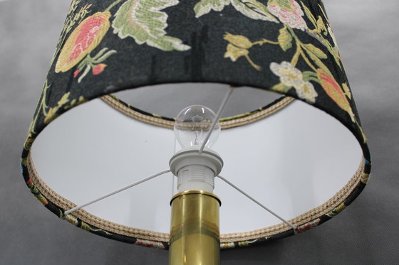 Image 1 of 1960 Paar grote messing tafellampen, Denemarken