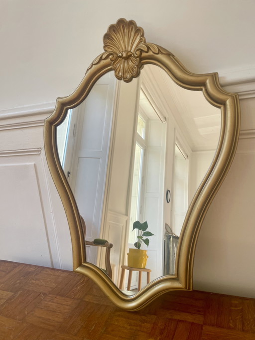 Baroque gilded mirror