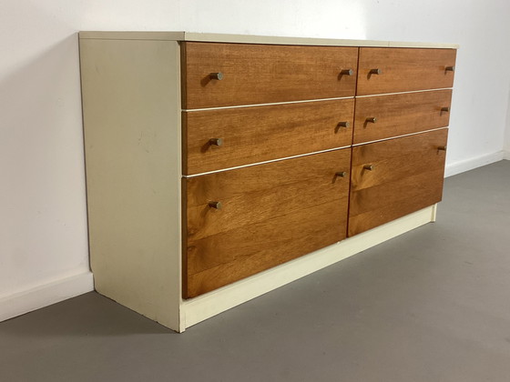 Image 1 of Vintage Mcm Ladekast Kast Dressoir Teak
