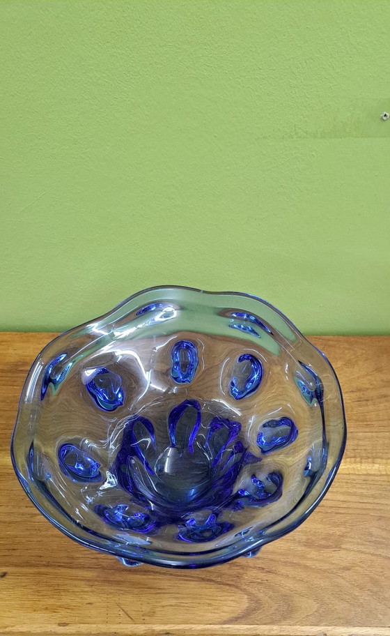 Murano Glazen Schaal, Schalen, Blauw (foto 5 van 9)