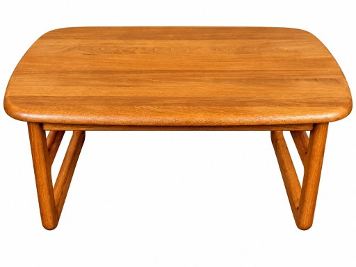 60s 70s Teak Coffee Table Side Table by Silkeborg