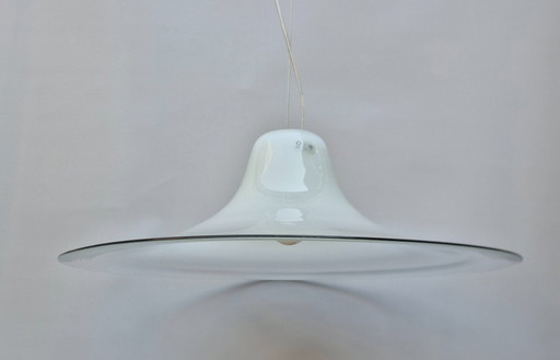 Lampe suspendue vintage - Leucos - design italien - années 1970