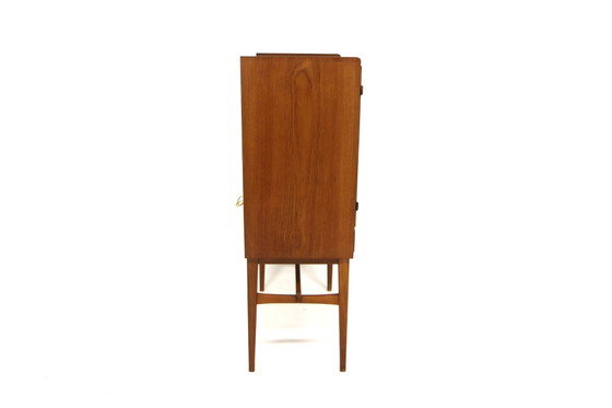 Mueble Bar Escandinavo de Teca, Sweden, 1950, Scandinavian (foto 3 de 7)