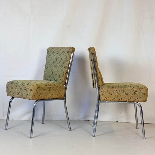 Bauhaus Tubular Steel Chair by József Peresztegi, 1960s