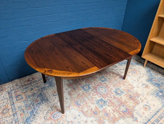 Image 1 of Tavolo da pranzo allungabile vintage, palissandro, anni '60