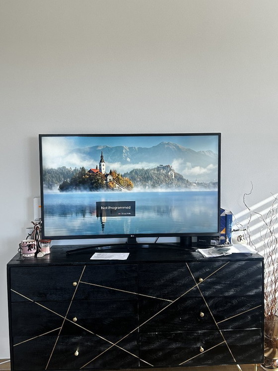 Image 1 of Buffet en bois massif « Gold Vein » de KARE Design - Modèle rare/hors production