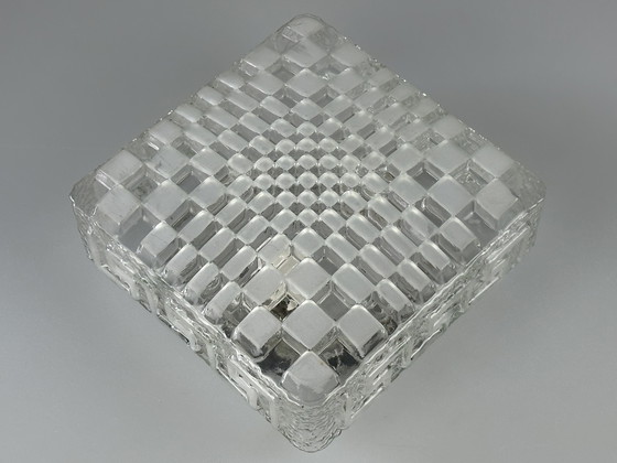 Image 1 of 60s 70s Lámpara Plafoniere Flush Mount Vidrio Diseño Alemán