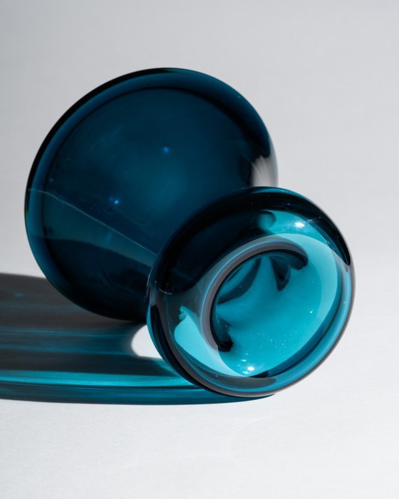 Image 1 of Vase en verre WMF Cari Zalloni, design futuriste vintage, style Space Age