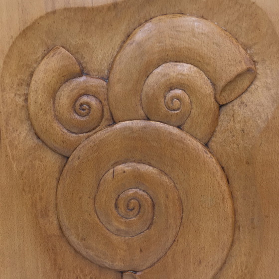 Image 1 of Scultura da parete in legno