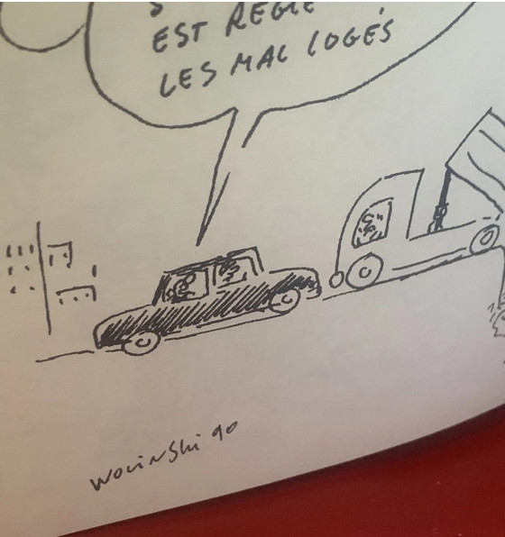26/28 Dibujos inéditos Place de la Réunion, París XXe – Primavera 1990 – Wolinski - Slocombe (photo 4 of 15)