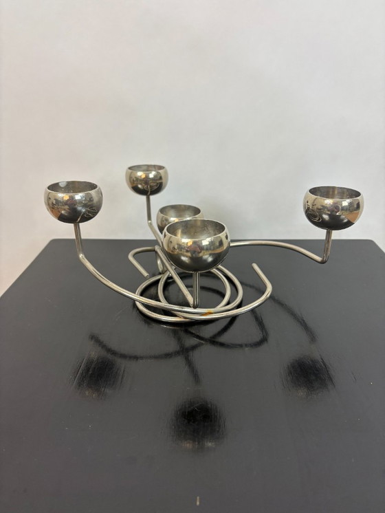 Image 1 of Teelichthalter im Drahtmetall-Design