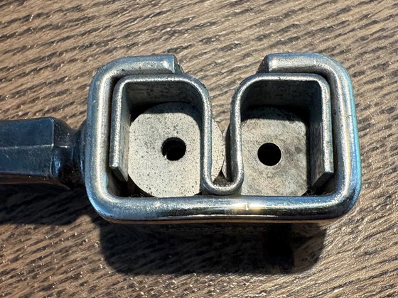 Image 1 of 1930/1940 silver rotary razor sharpener