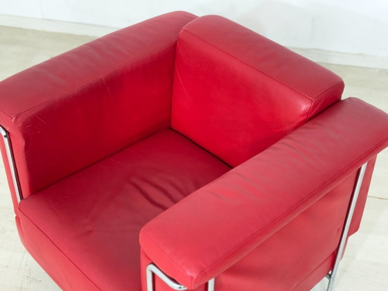 Image 1 of Prachtige Züco Carat leren fauteuil, rood