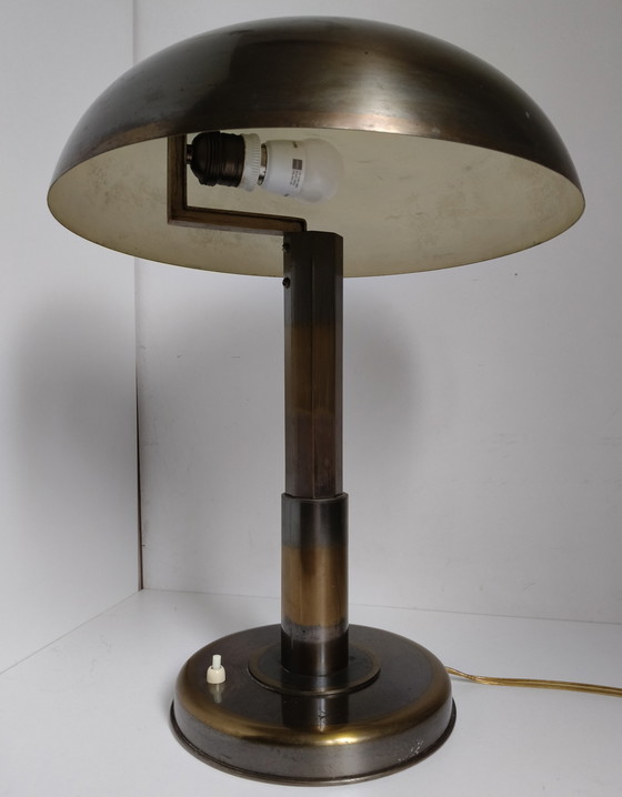 Image 1 of Bauhaus Art Deco Messing tafellamp 