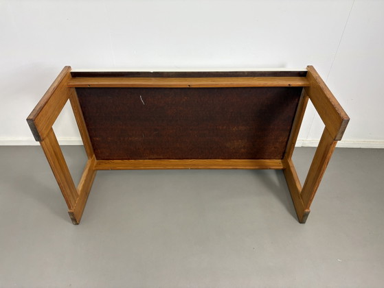 Image 1 of Vintage Coffeetable Pinewood with white melamine top. Design Yngve Ekström for Swedese.
