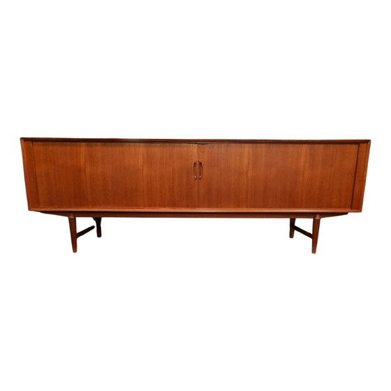 Image 1 of X-Large teak sideboard by Omer Lefevre, Belgium 1960