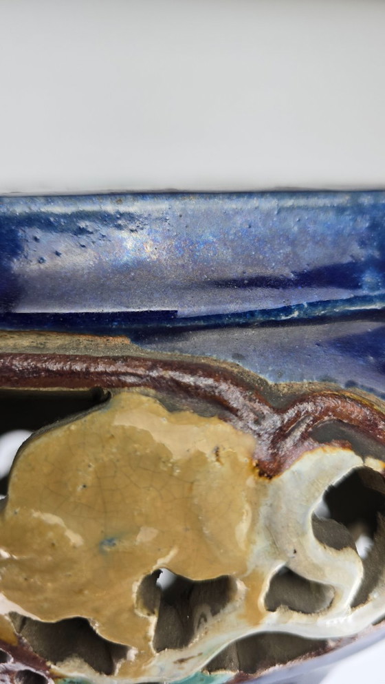 Image 1 of Columna china shiwan, antigüedades chinas, mesa auxiliar