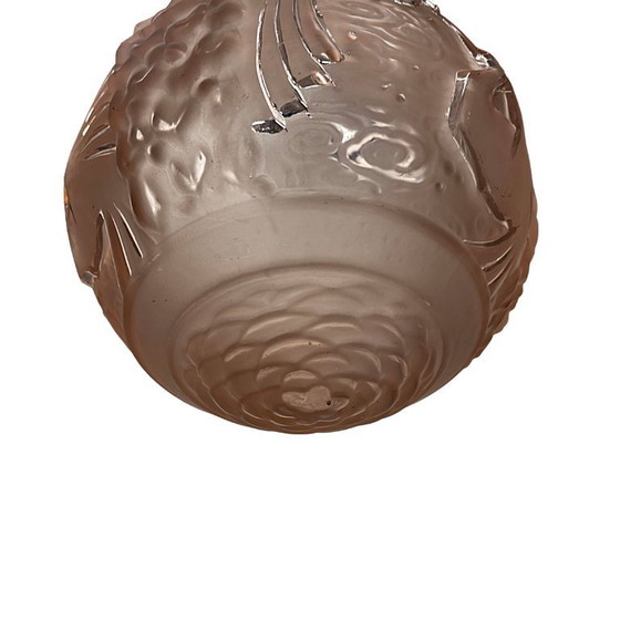 Image 1 of French Art Deco pendant lamp by Muller Freres Luneville, ca. 1930