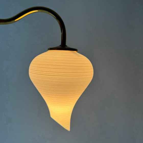 Image 1 of LOTTO DI 3 VECCHIE APPLIQUE VINTAGE IN OPALINE