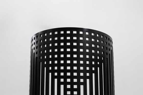 Image 1 of Pair of black Mackintosh Willow chairs by Atelier International, Italy 1980s