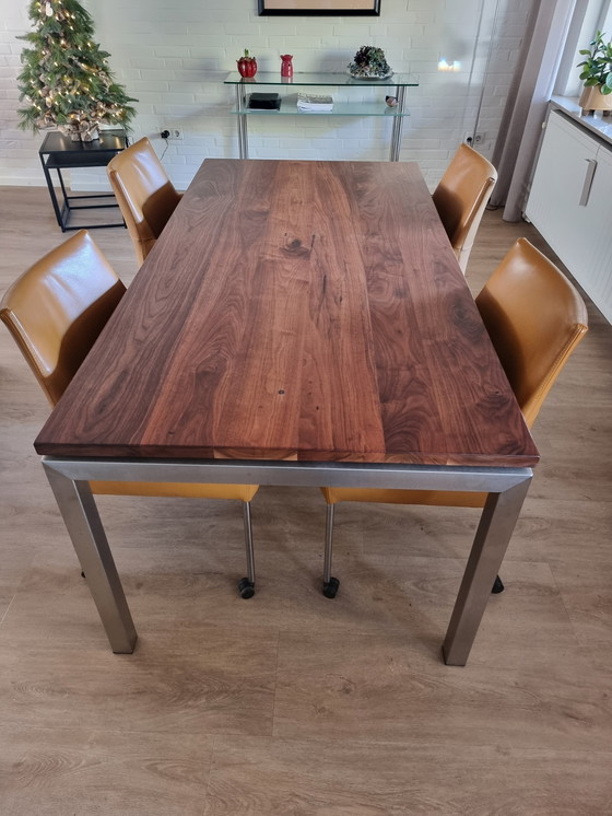 Image 1 of Essbereich mit 4 Ledersesseln