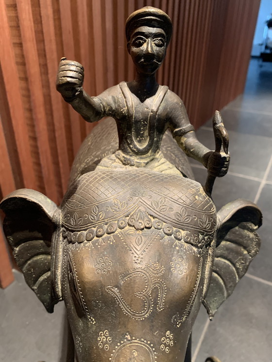 Image 1 of Rare - grand jouet de temple vintage d'Inde