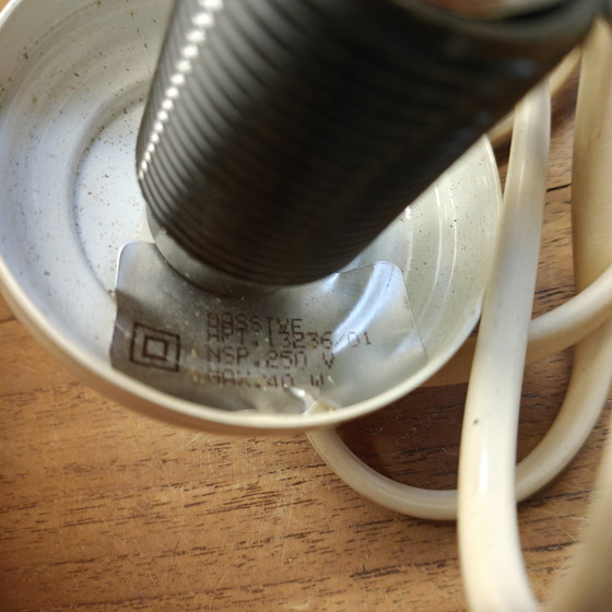 Image 1 of Space Age Spiral Globe Lamp – Vintage Belgian Lighting – 70s