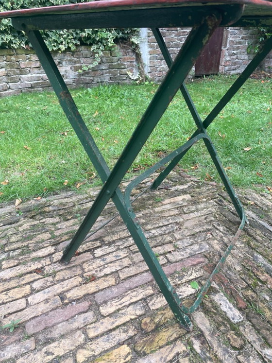 Tavolo da giardino Tavolo da bistrot Tavolo pieghevole Francese – Tavoli da giardino, Iron (photo 3 of 16)
