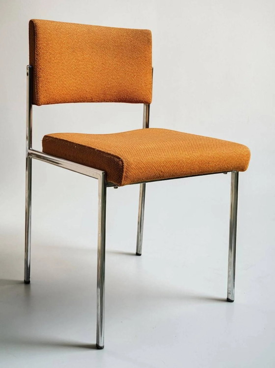Sedia design vintage, struttura tubolare cromata, anni '60-'70. – Sedie da pranzo, Metal, Scandinavian (photo 3 of 9)