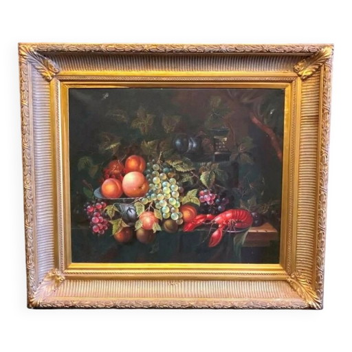 “Still life” painting. – schilderijen tekeningen, Canvas