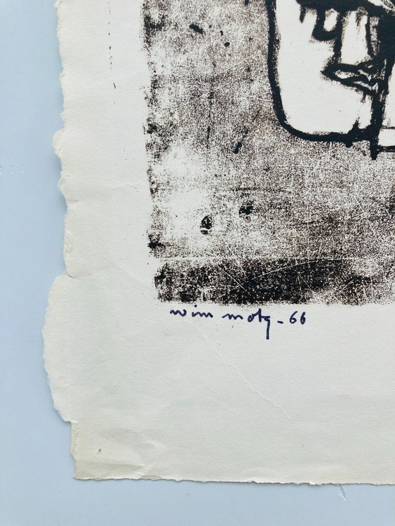 Image 1 of Wim Motz - Lithographie ancienne - 1966