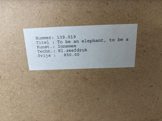 Image 1 of To be an elephant