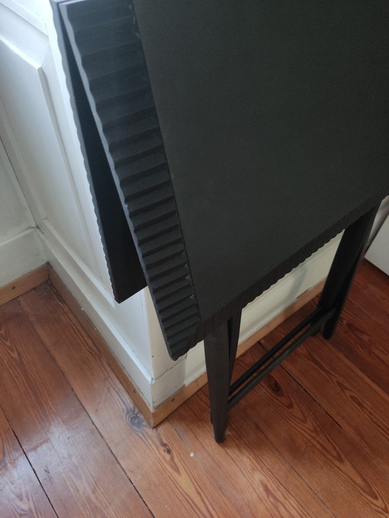 Image 1 of 1x Zanat Piano Table pliante angulaire | Erable noir, Ludovica & Roberto Palomba