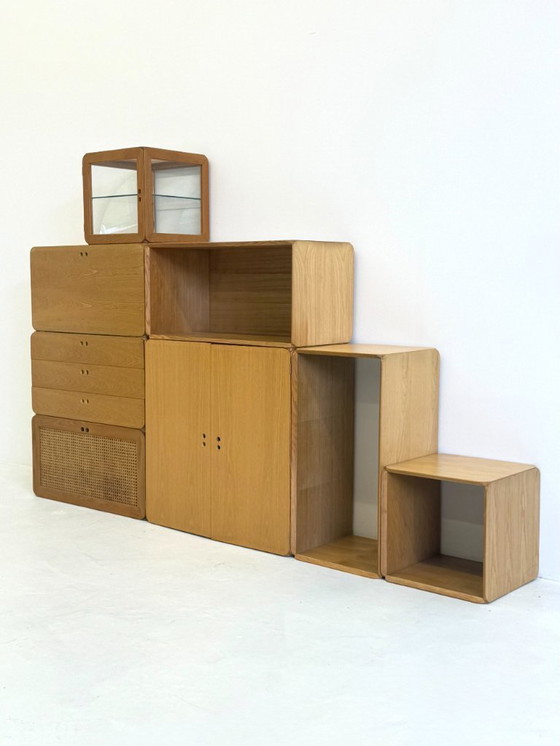 Image 1 of Set di otto elementi modulari da parete Samara di Derk Jan de Vries per Maisa di Seveso