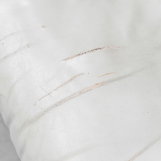 Image 1 of COPPIA DI POLTRONE VINTAGE IN PELLE GRIGIO E LEGNO ANNI ’50 MODERNARIATO