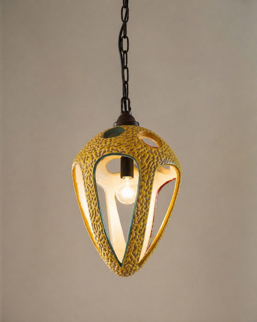 Sculptural ceramic lamp – attributable to Antonia Campi (1950s/1960s)