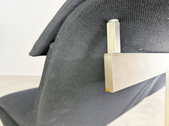 Image 1 of Saporiti Italia Wave Sofa Giovanni Offredi 1970 ontwerp met drie zitplaatsen