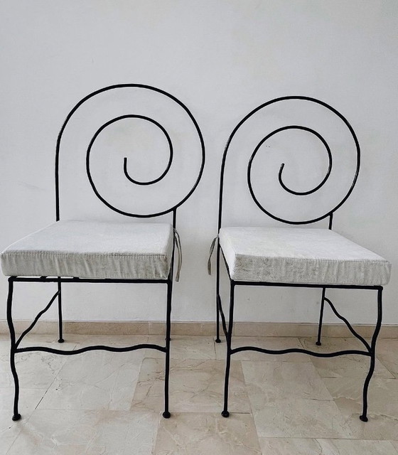 Image 1 of Cast iron chairs