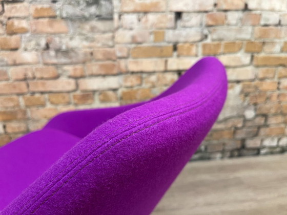 Allermuir Open A640, Fuchsia stof | PearsonLloyd, Draaistoelen, Textiel, Metaal, Paars, Modern (foto 13 van 15)