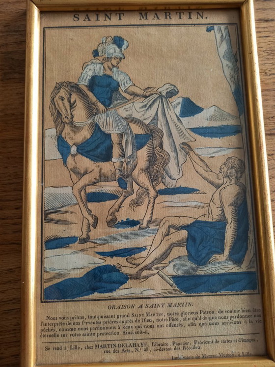 Image 1 of Vintage prent in kader