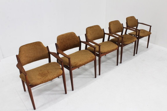 Set Vintage Danish Teak Dining chairs Arne Vodder Sibast – Wood (photo 4 of 11)