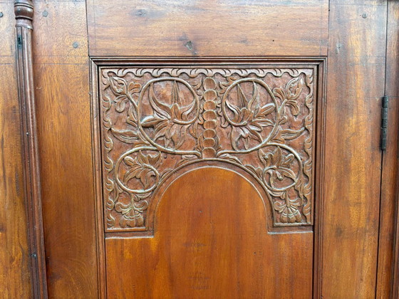 Image 1 of meuble bar classique en bois de cerisier