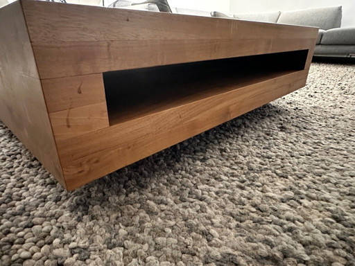 Design solid walnut coffee table