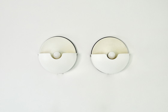 Image 1 of 2x Mezzanotte Wall Lamps by Harvey guzzini