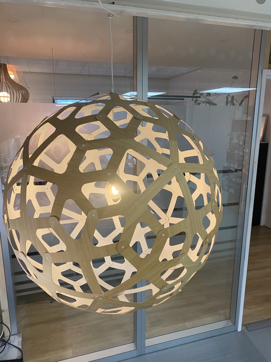 Image 1 of Lampada a sospensione in bambù/bianco Coral 100 David Trubridge